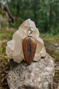 Australian Boulder Opal Pendant - 0006