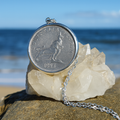 1954 Australian Florin Coin Pendant - 0035