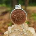 1957 Australian Penny Coin Pendant - 0036