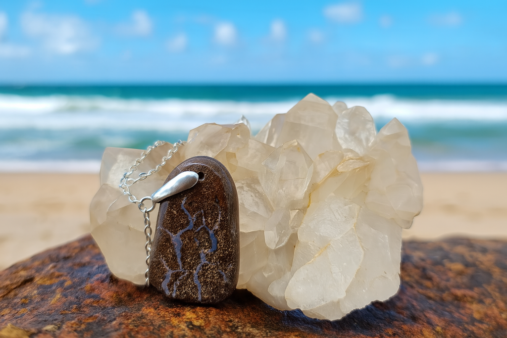 Australian Boulder Opal Pendant - 0043