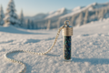 Rainbow Fire Crushed Opal in Glass Capsule Pendant -0045