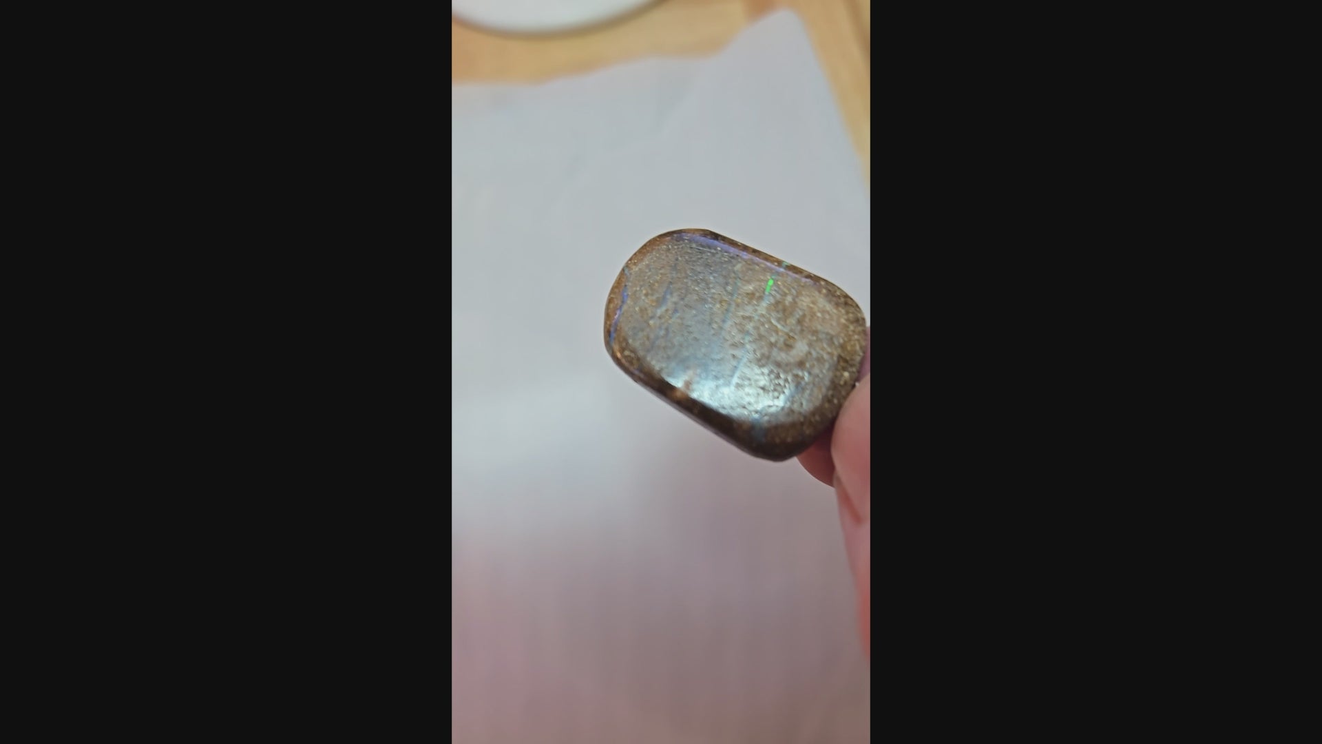 Australian Boulder Opal Pendant - 0038