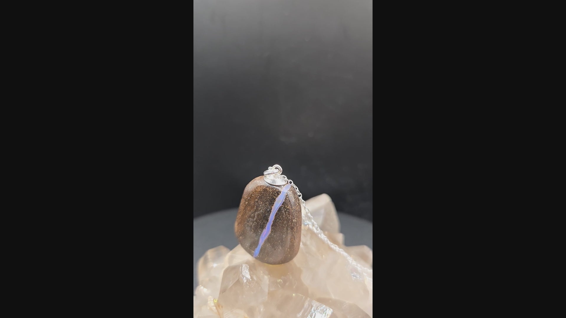 Australian Boulder Opal Pendant - 0020