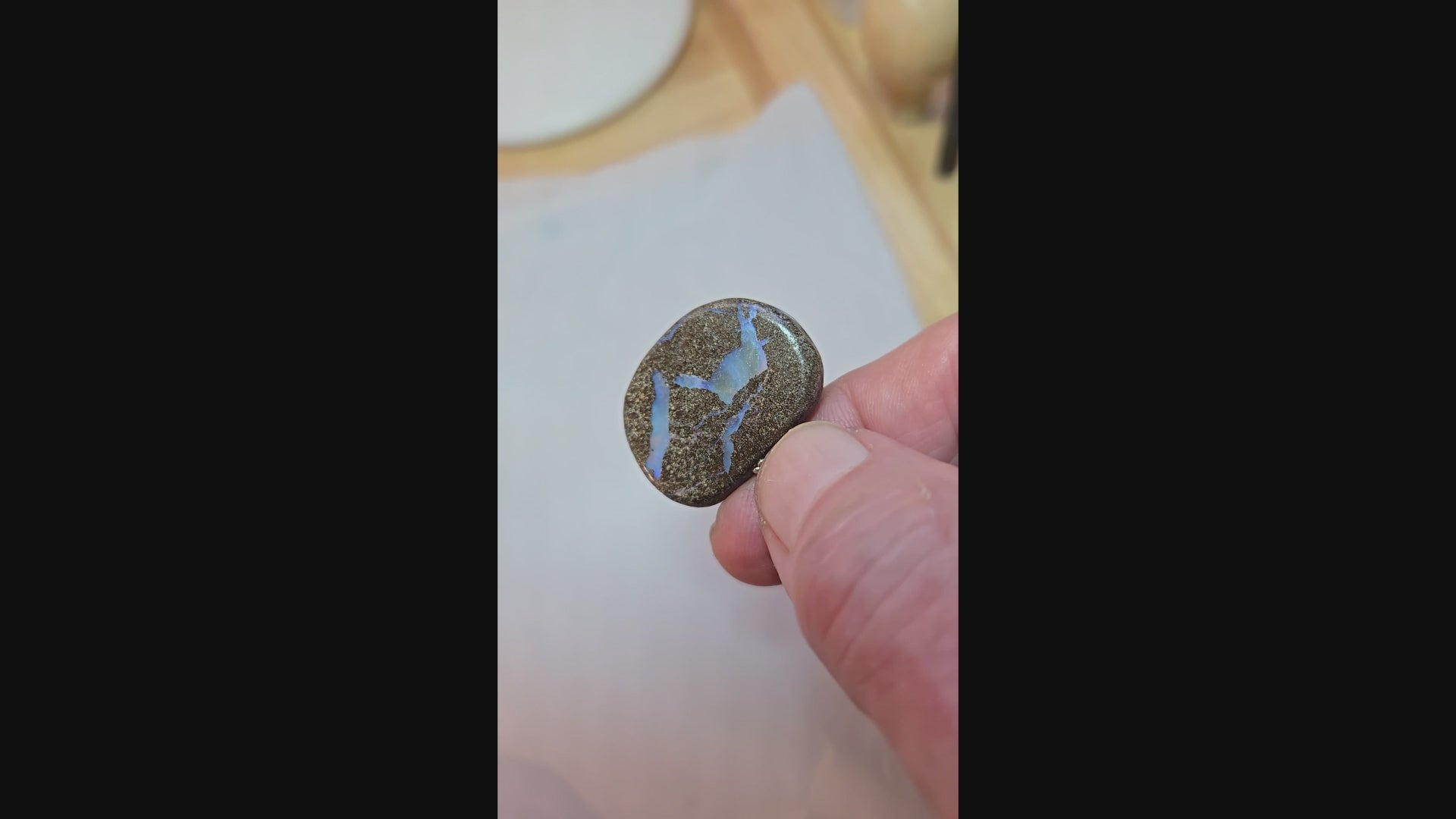 Australian Boulder Opal Pendant - 0039